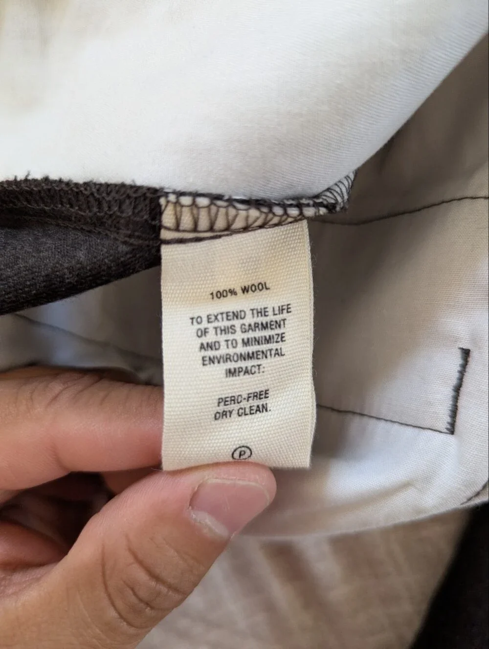 Alex Mill Jeremy Pleated Trouser In Wool Flannel Chocolate 35 x 32